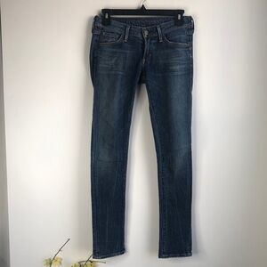 Citizens of Humanity lightly distressed straight leg jeans